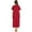 Z1Wine Red, variant on Women Nightgown Short Sleeve Soft Nightshirt Full Length Dress Sleepwear
