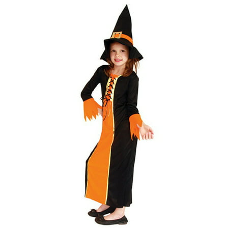 stylesilove Adorable Little Girls Halloween Costume Party Cosplay Dress (M/4-6 Years, Naughty Witch