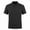 Black, variant on NKOOGH Mens Knit Shirts Short Sleeve Ribbed Textured T-Shirt Lightweight Casual Shirts Collared T Shirt