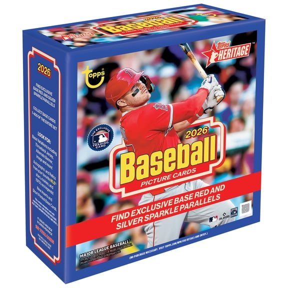 2026 Topps Heritage Baseball - Factory Sealed - Mega Box