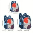 thumbnail image 2 of Stylish & Functional: Color Matching Pattern Design Student Backpack for Office, School, Outdoor Sports & Travel, 2 of 5
