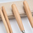 thumbnail image 2 of Transemion Portable Wood Handle Stainless Spoon Fork Chopsticks Set Restaurants Dinnerware Kit Portable Travel Picnic Tableware Set 3pcs 1Set, 2 of 6