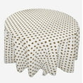 thumbnail image 4 of Cotton Polka Dots Round Tablecloth for Wedding/Bridal Shower, Birthdays, Special Events, 4 of 11