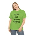 thumbnail image 3 of Cute Graphic Tee Do Not Read The Next Sentence Rebel Funny T-shirt 5XL, 3 of 5