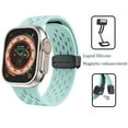 thumbnail image 3 of LEIXIUER Magnetic Sport Wristbands Compatible with Apple Watch Bands 41mm 40mm 38mm 49mm 45mm 44mm 42mm, Waterproof Silicone Sport Band for iWatch Ultra SE Series 9 8 7 6 5 4 3 2 1, 3 of 10