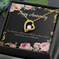 thumbnail image 5 of To My Wife Happy Wedding Anniversary Forever Necklace w Message Card, 5 of 20