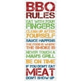 thumbnail image 3 of Gibbons, Lauren 10x18 Black Modern Framed Museum Art Print Titled - BBQ Rules 2, 3 of 5
