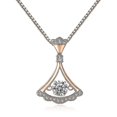 thumbnail image 1 of Collier Chaîne Collier Pendentif Bijoux Filles S925 Jupe Argentée Géométrique_x, 1 of 4
