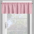 thumbnail image 4 of Ambesonne Pink and White Valance & Curtain, Gingham Grid, 55"x24", Pale Pink, 4 of 6