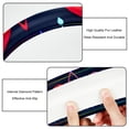 thumbnail image 3 of Electrocardiogram 14.5 Inch Printing PVC Leather Car Wheel Cover Auto Accessories, 3 of 6