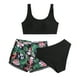 thumbnail image 1 of MKLEKYY Traje De Baño Mujer Solid Color Children'S Three Piece Swimsuit For Women, 1 of 6