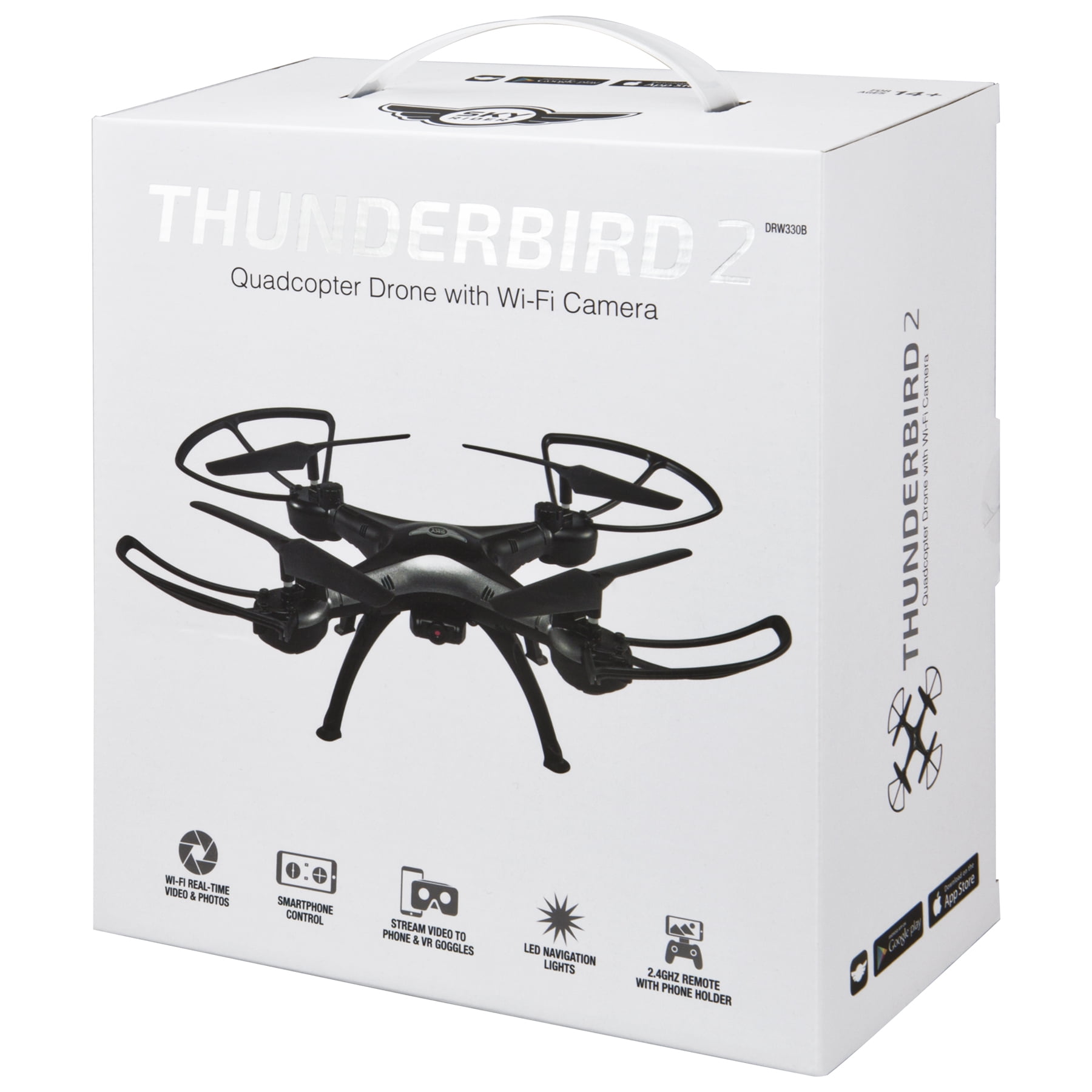 Sky rider thunderbird 2 quadcopter drone with wifi camera deals