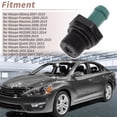 thumbnail image 3 of Unique Bargains 118106N202/11810-EA200 Válvula PCV para Nissan Altima 07-15 para Nissan Frontier 2005-2015 Válvula de Ventilación Positiva del Cárter Plástico Negro Verde 2 pcs, 3 of 7