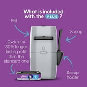 Litter Genie Plus Cat Litter Disposal System for Ultimate Odor Control, Silver