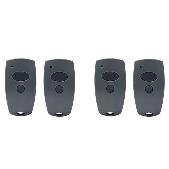 4 Transmisores Manuales para Puertas de Garaje de 868,3 MHz para D302-868, D304-868, D384-868, D321-868, D323-868