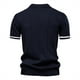 thumbnail image 4 of pstuiky camisetas de manga corta para hombre, Suéter informal de manga corta con cuello vuelto, cómodo y liso para hombre camisas casuales para hombre s, 4 of 4