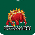 thumbnail image 4 of Inktastic Pizzasaurus Boys or Girls Baby Bib, 4 of 4