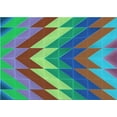 thumbnail image 1 of Ahgly Company Indoor Rectangle Patterned Lime Mint Green Area Rugs, 2' x 3', 1 of 6