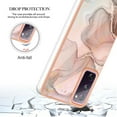 thumbnail image 5 of Slim Case for Samsung Galaxy S20 FE Compatible with MagSafe Wireless Charging Case, Marble Pattern Slim Lightweight Soft Silicone Shockproof Non-Yellowing Protective Cover,Rosegold, 5 of 7