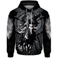 thumbnail image 3 of Sudadera con capucha para hombre de Knight, cómoda y duradera, con estampado digital 3D de la cruz del Papa, con capucha católica fresca, sitio web oficial, 3 of 5