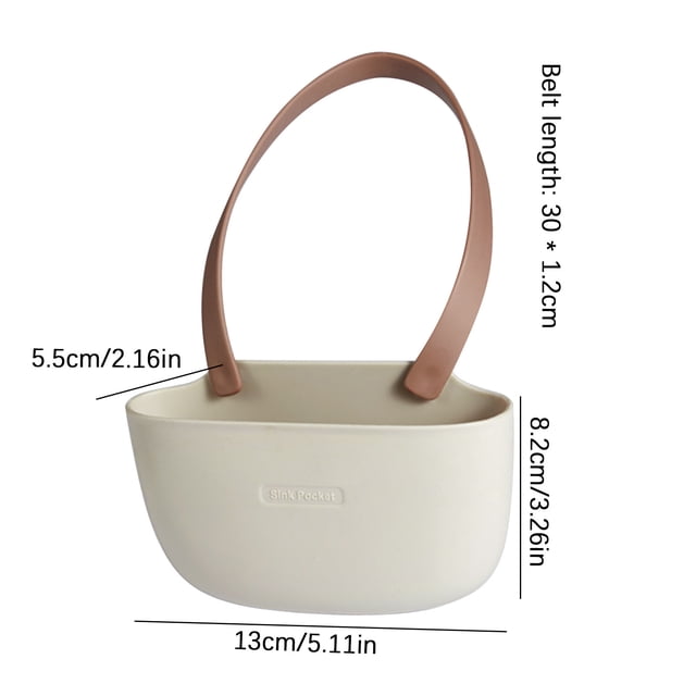 Robinets d'Évier de Cuisine Ou Sac de Rangement Suspendu à Double Couche pour Évier de Cuisine, Robinet Multifonctionnel pour la Maison, Rangement Divers pour Cuisine