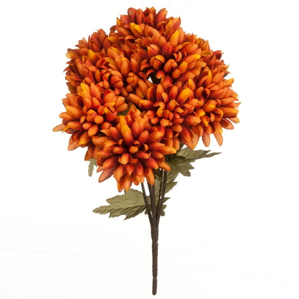 Artificial Mum Bush by OakRidge™ Silk Floral Décor