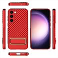 thumbnail image 4 of Étui Robuste pour Samsung Galaxy S23 Plus 6.6 Pouces avec Protection d'Objectif Tout Compris Support Caché Invisible Antichoc Étui Mince Léger, Rouge, 4 of 6