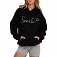 thumbnail image 2 of Glitter Hoodies for Women 2025 Sparkle Long Sleeve Y2K Hoodie with Pockets Hooded Sweatshirt Hoodie Women Pullover, 2 of 5