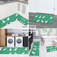 thumbnail image 5 of Green Christmas Tree Pattern Kitchen Rugs Sets Of 2,Anti Fatigue Kitchen Mat Rugs Non Slip Washable,Decorative Kitchen Floor Mats for Kitchen,Sink,Laundry,17"x30"+17"x47", 5 of 7