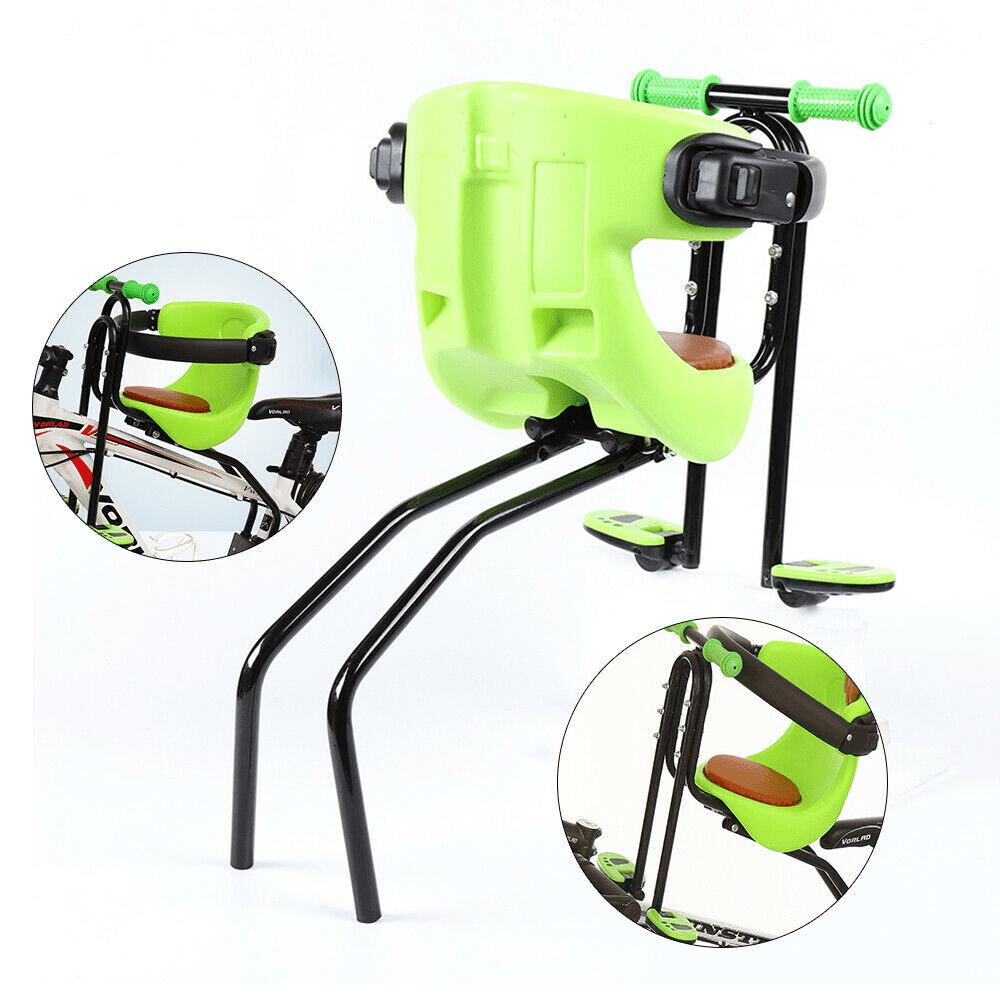 Bicycle Front Seat Front Mounted Kids Bike Seat Baby Bicycle Seat Bearing Max Capacity 44 lbs for Mountain Bike Road Bike