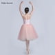 thumbnail image 4 of Tutú romántico profesional rosa, vestido de tul suave de bailarina para niñas, falda de ballet para mujeres, disfraces de actuación en el escenario/competencia, 4 of 5