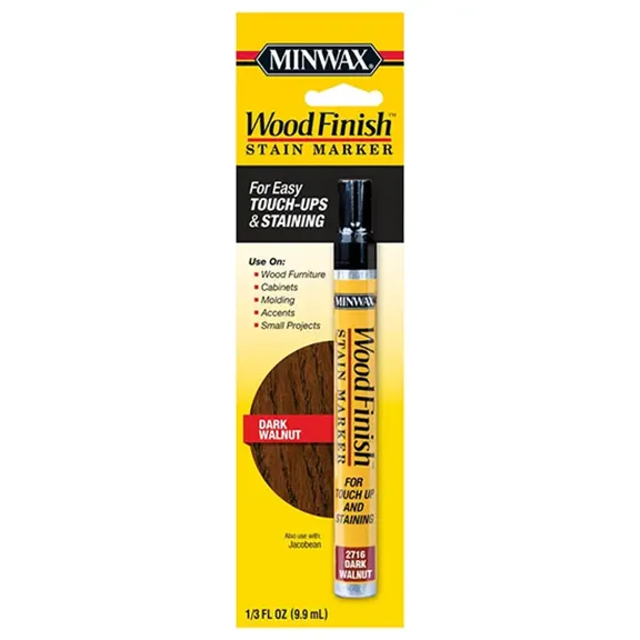 Minwax Wood Finish Stain Marker, Dark Walnut, .33 oz