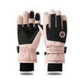 thumbnail image 2 of CAIXIA Thermal Gloves For Women Winter Thermal Ski Mittens with Touchscreen Fingers Insulated for Cold Weather Sports and Outdoor Activities,Pink, 2 of 4