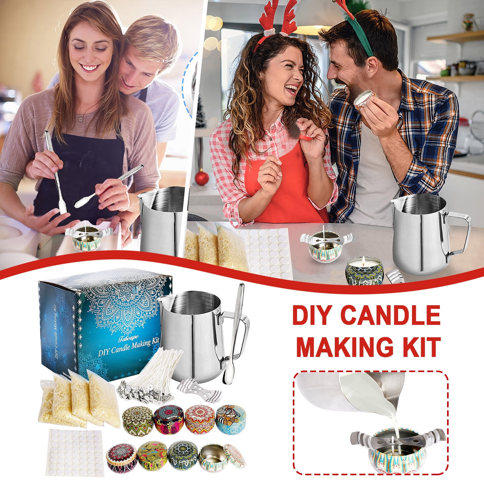 Oraganix Diy Candle Making Kit and Candle Making Supplies - 10lb