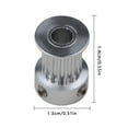 thumbnail image 4 of Aluminum Alloy Synchronous Wheel 6mm 3D Printer Accessory Belt Wide 16T Pulley Accessory for 3D Printer, 2GT-16T-5B, 4 of 6
