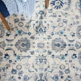 thumbnail image 6 of SAFAVIEH Brentwood Teale Oriental Area Rug, Blue/Light Gray, 6'7" x 6'7" Round, 6 of 11