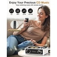 thumbnail image 3 of Reproductor de CD portátil Gracioso Desktop con Bluetooth y radio, 3 of 6