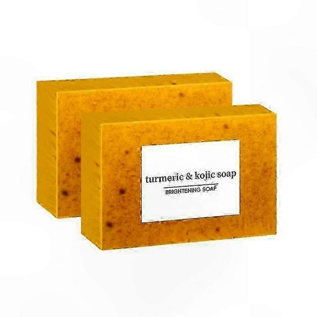 Lemon Turmeric Cleansing Bar for Face and Body Acne Control Whitening Soap with Kojic Acid Oil-Free Skincare Solution
