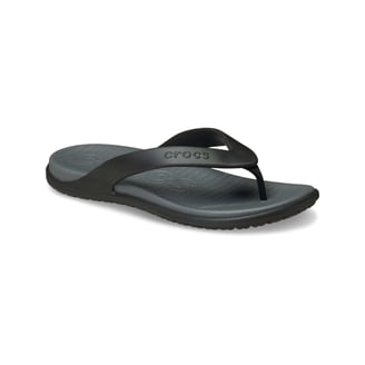 NEW Crocs Yukon Fisherman Black Leather Closed Toe Sandals Mens Size 9 Crocs men main image 3