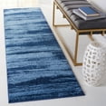 thumbnail image 2 of SAFAVIEH Retro Chantel Abstract Runner Rug, Light Blue/Blue, 2'3" x 21', 2 of 8