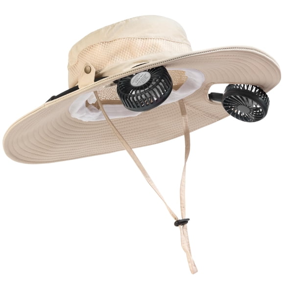Ventilador de Sombrero AMACOOL 2 en 1 Manos Libres con Ventilador de Cuello de 5200mAh y 16 Horas