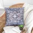 thumbnail image 5 of Ethnic Pattern Boho Pillow Cover 18x18 Inch Southwest Farmhouse Pillow Cover Home Decor Cotton Linen Throw Pillow Case Cushion Cover for Sofa Couch Boho13-14, 5 of 6