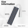 thumbnail image 3 of Kdxio Ball Sports Print Metal Tassel Bookmarks,Perfect Gift for Art Lovers and Bookworms Metal Bookmarks for Women, 3 of 8