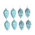 thumbnail image 4 of 8 Pieces Christmas Tree Decorations with Cone Pendant, Christmas Decoration Blue B, 4 of 9