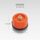 thumbnail image 3 of Convertidor de tanque de gas de horno de casete Válvula de transferencia Adaptador de tanque de propano (naranja), 3 of 3