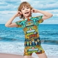 thumbnail image 4 of The Octonauts Boys 2-Piece Swimsuit Set Bathing Suit Short Sleeve Swimwear Sets with Swim Trunk 6-7Y(110cm), 4 of 7