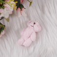 thumbnail image 5 of Plush Bear Toy Mini Joint Dolls Lovely Bear Pendant DIY Keychain Children Backpack Ornament Wedding Party Bouquet 5PCS Dark brown, 5 of 5