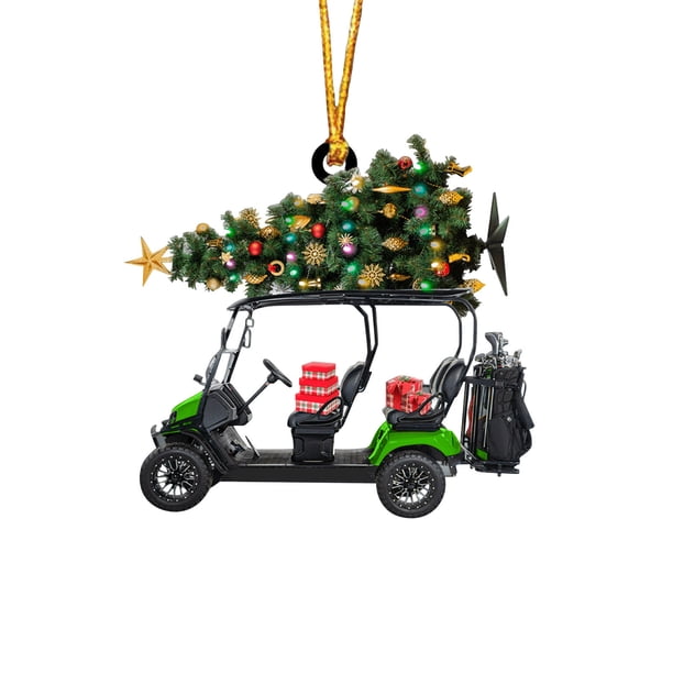 Decoración Navideña Personalizada para Coche, Regalo para Árbol de Navidad, Adornos Colgantes