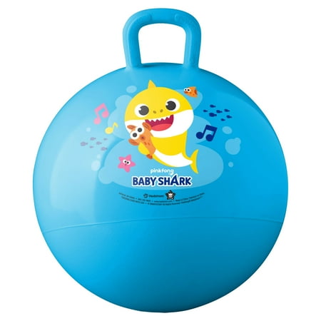 Hedstrom 15 inch Baby Shark Space Hopper, Children Age 4 Years and up