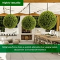 thumbnail image 5 of 2 Pcs Artificial Cedar Topiary Plant Balls,Faux Hanging Decorative Balls for Garden Backyard Home Wedding Decor, 5 of 7